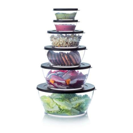 Tupperware S859 Clear Line Set 