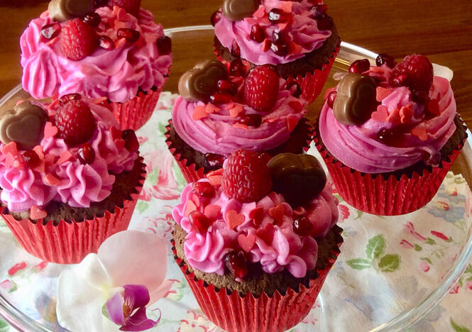 Tupperware Valentins-Cupcakes 