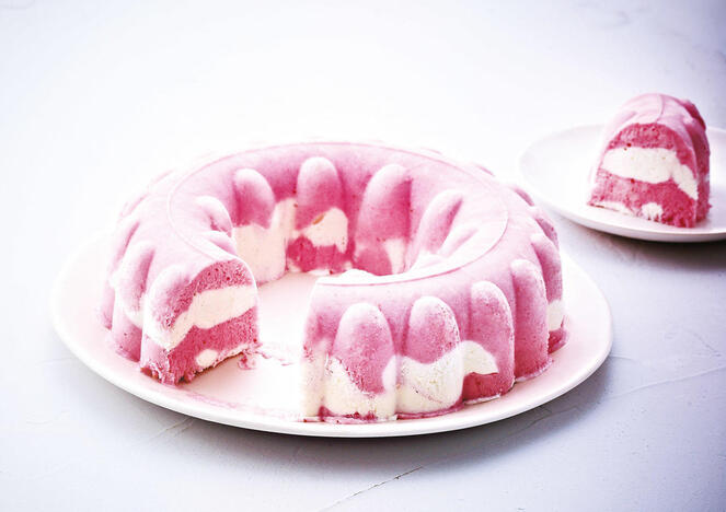 Tupperware Erdbeer-Vanille-Eiscreme 